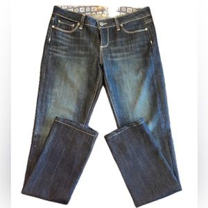 Paige Laurel Canyon Bootcut Denim Dark Wash Low Rise Y2K Size 29 EUC